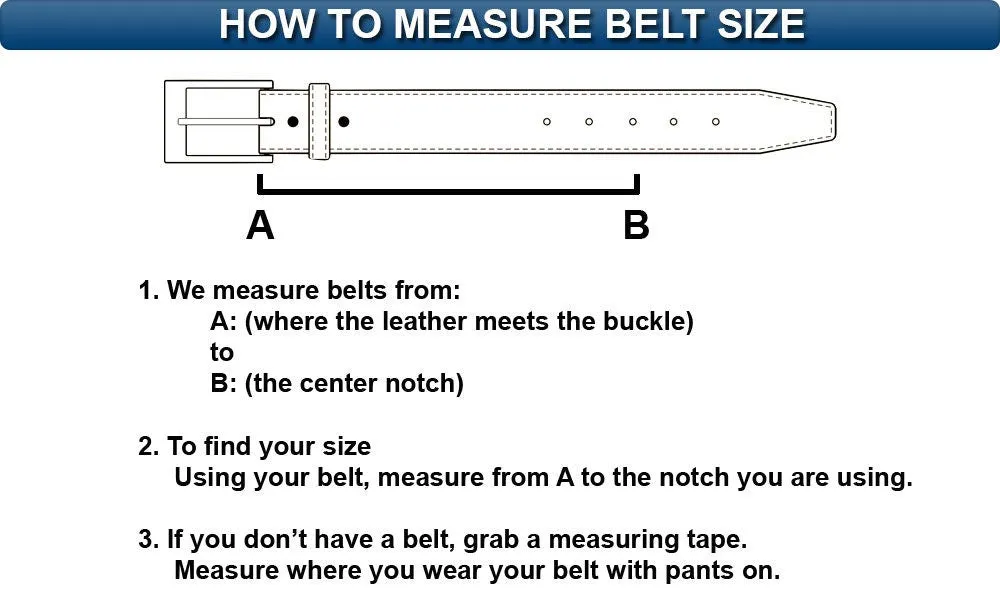 Brown Western Genuine Leather Belt