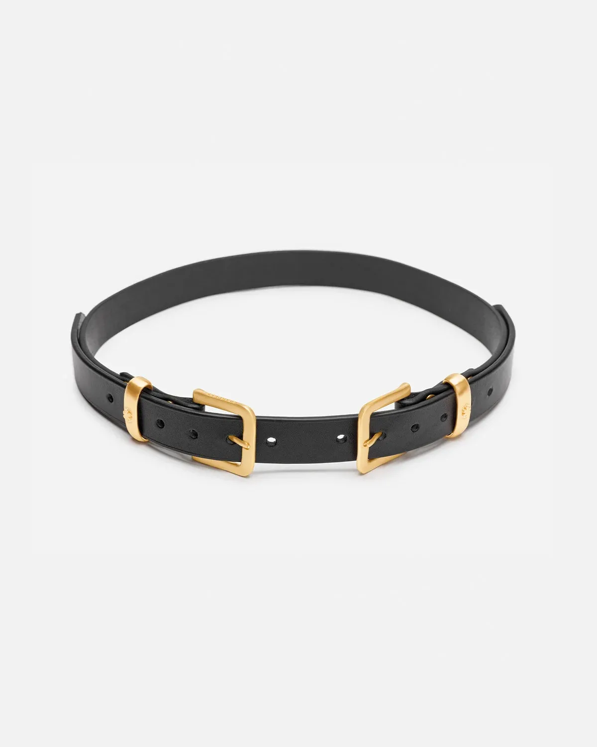 BUCKINGHAM LOOP DOUBLE BELT GOLD