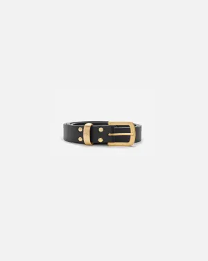 BUCKINGHAM LOOP SLIM BELT GOLD