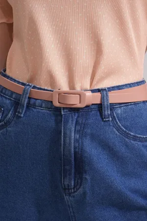 Buckle Slim Belt