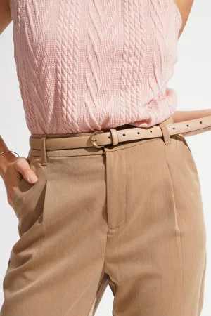 Buckle Slim Belt