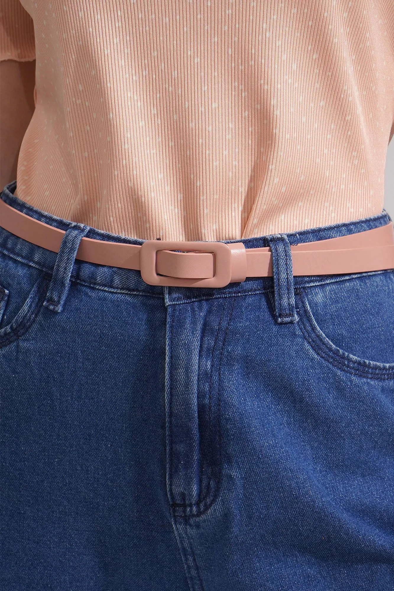 Buckle Slim Belt