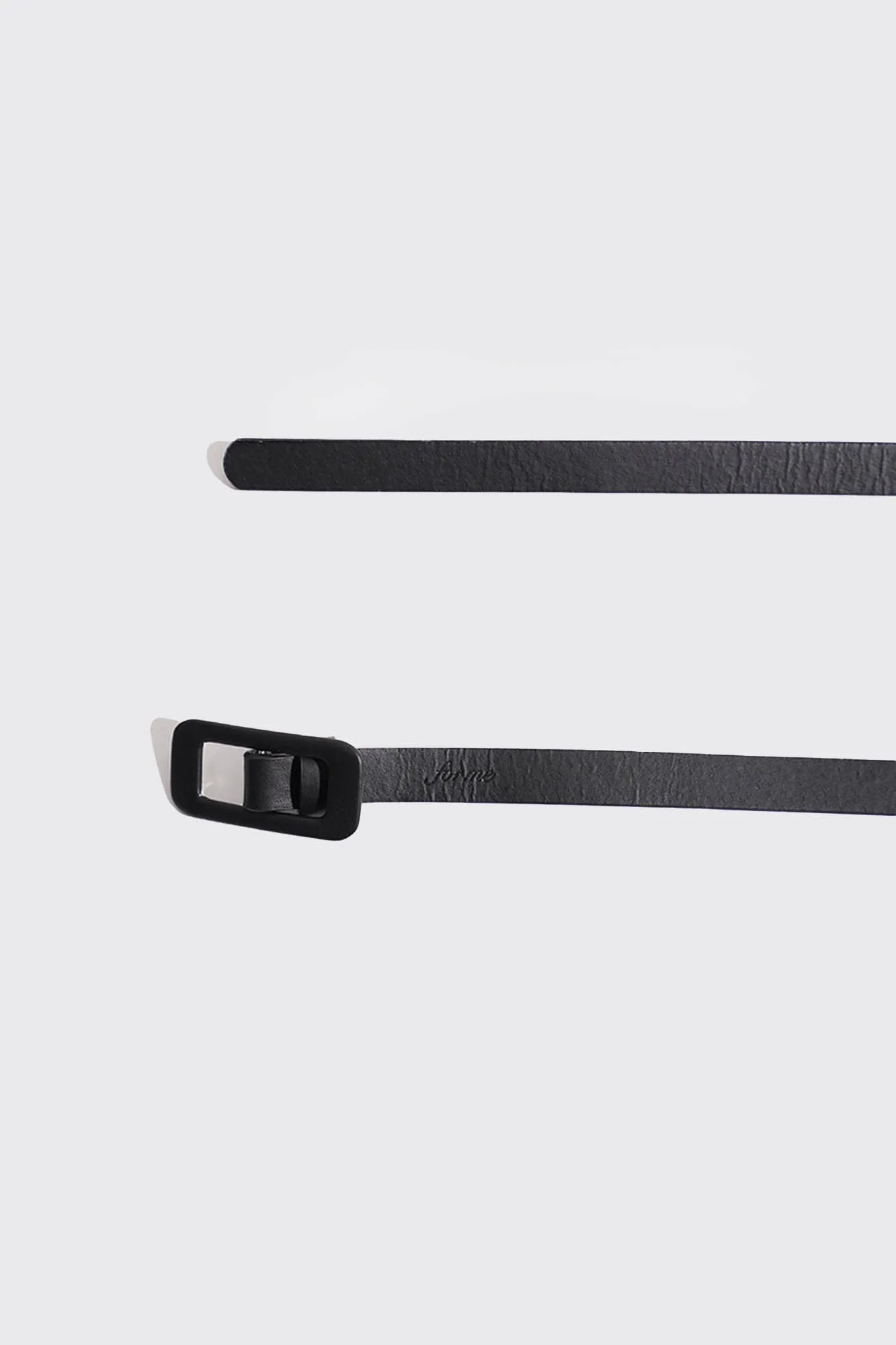 Buckle Slim Belt
