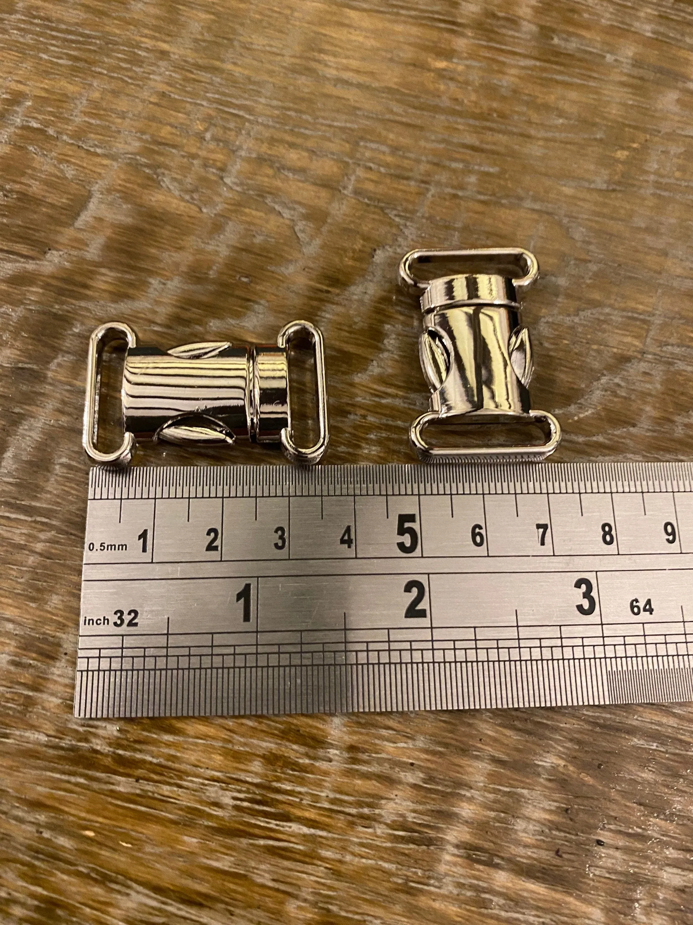 Buckle, Spring Loaded Clasp, Handbag Buckle, Rucksack, Bags, Belts, 3.5cmx2cm, Silver Buckle