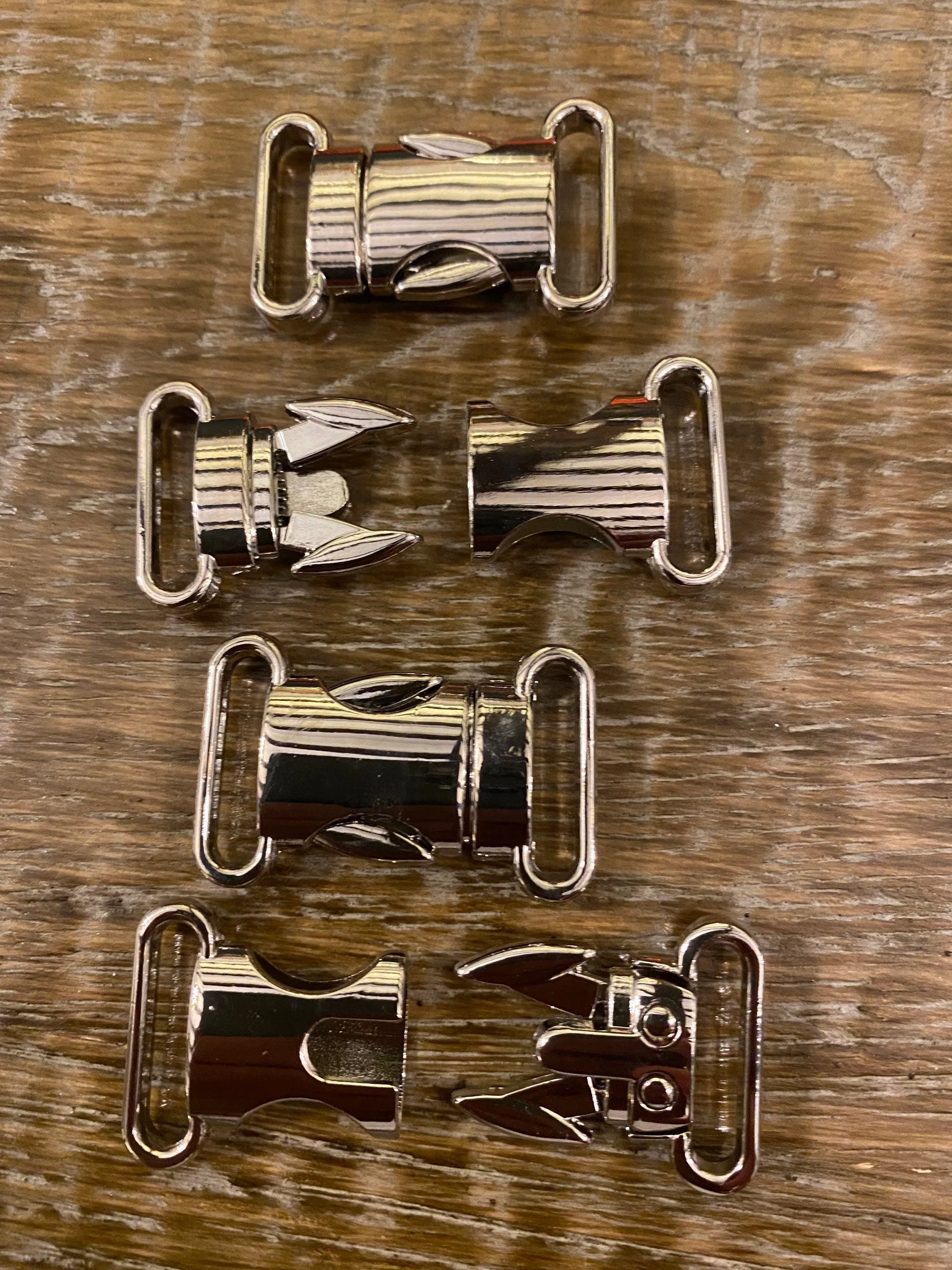 Buckle, Spring Loaded Clasp, Handbag Buckle, Rucksack, Bags, Belts, 3.5cmx2cm, Silver Buckle