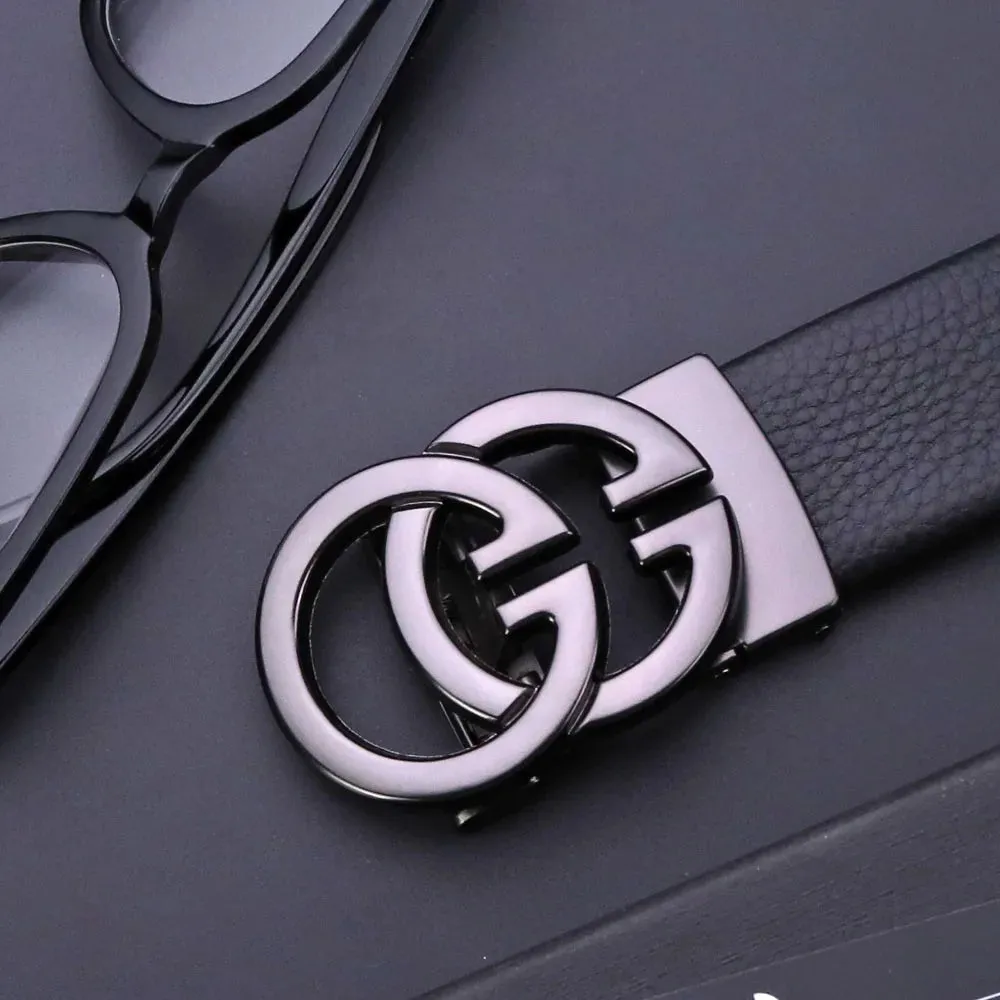 Business Women Belts Luxury Brand Famous Genuine Leather Female Belts for Women High Quality Designers Double G Buckle jeans Strap