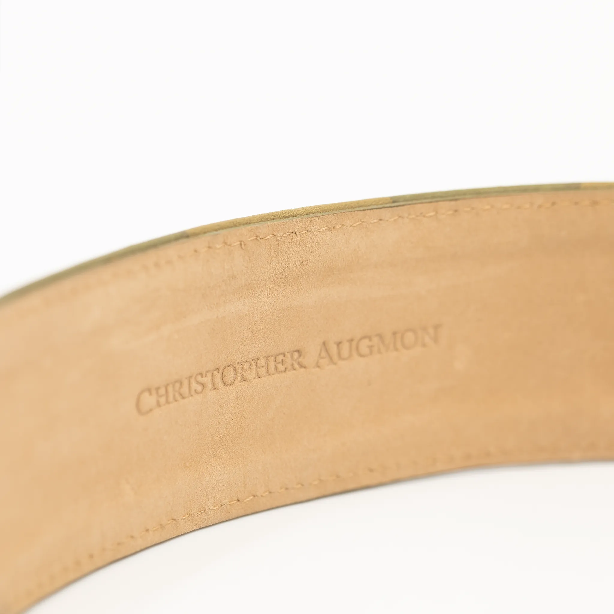 CA Congo Camouflage Italian Leather Couture waist belt