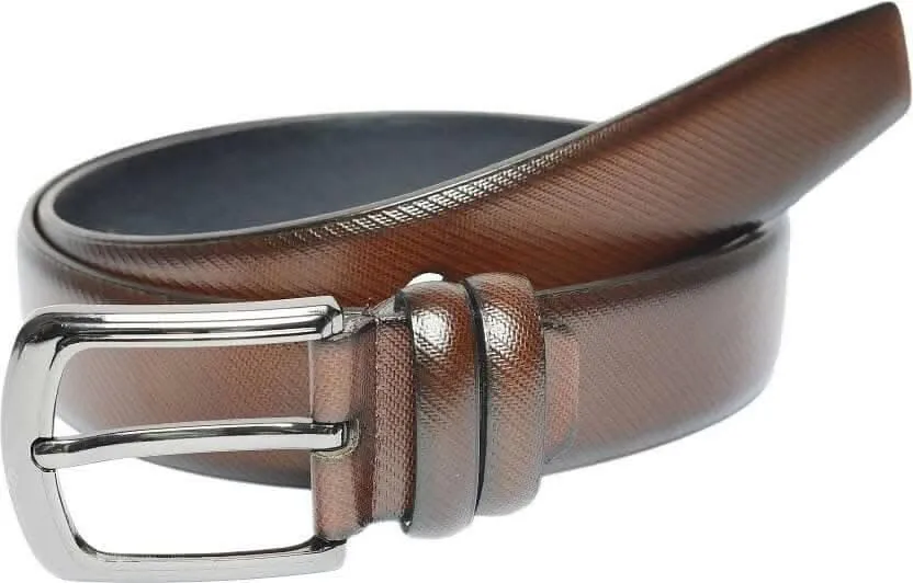 Casual Brown Genuine Leather Belt