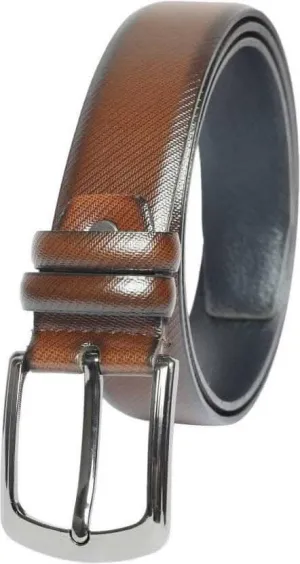 Casual Brown Genuine Leather Belt