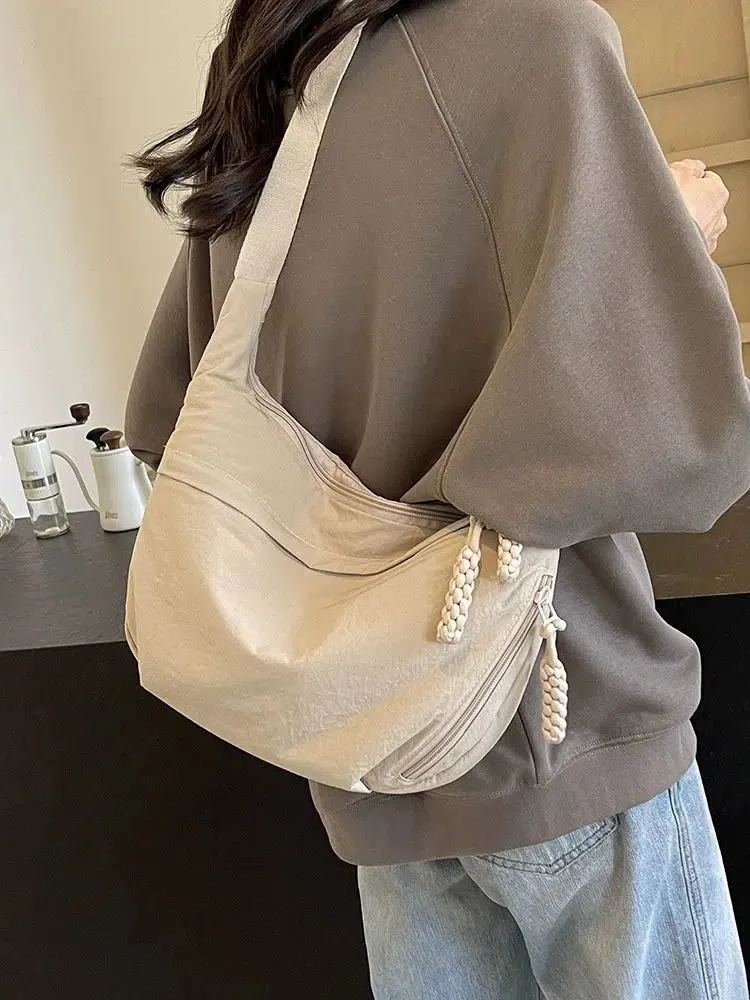 Casual Canvas Shoulder Bag