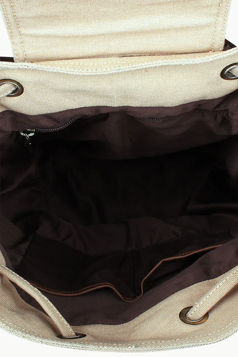 Casual Dyed Canvas Backpack