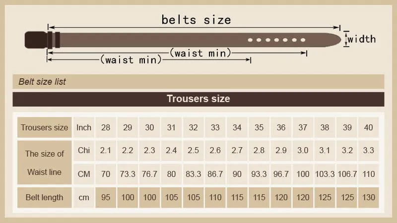 Casual Genuine Leather Belts KD