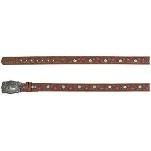 Catchfly Girl's Floral Embroidered Belt