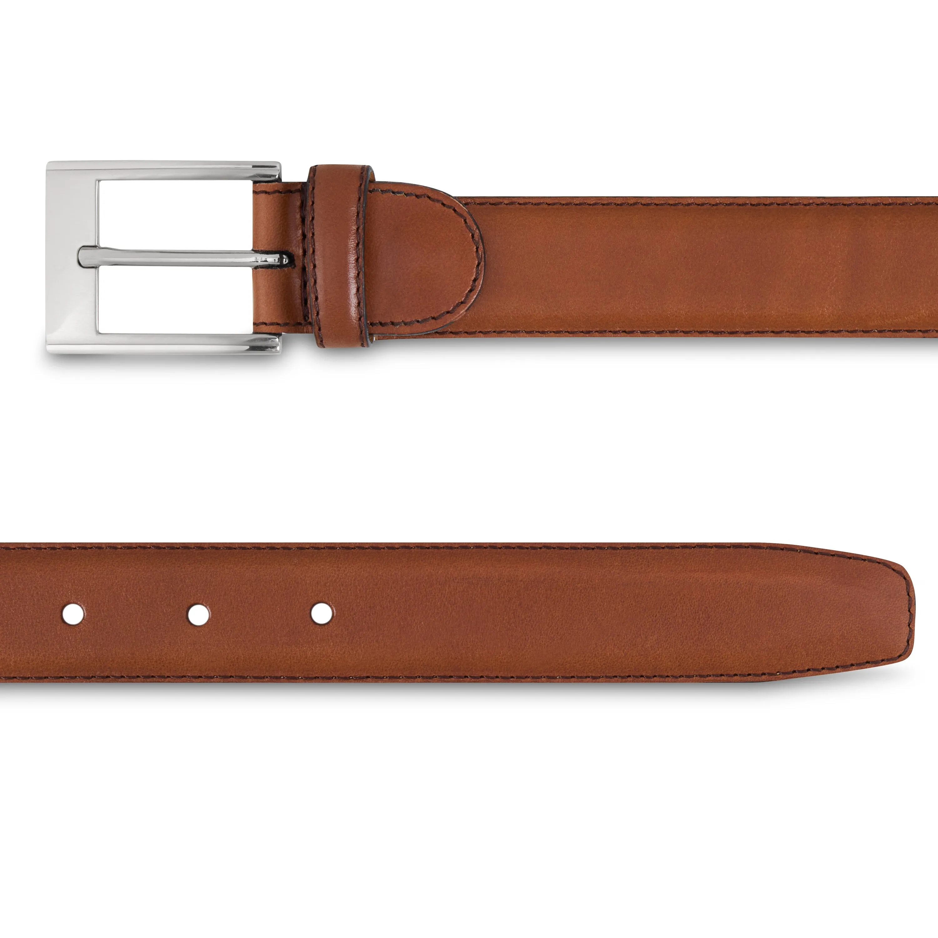 Ceinture cuir lisse 30mm gold