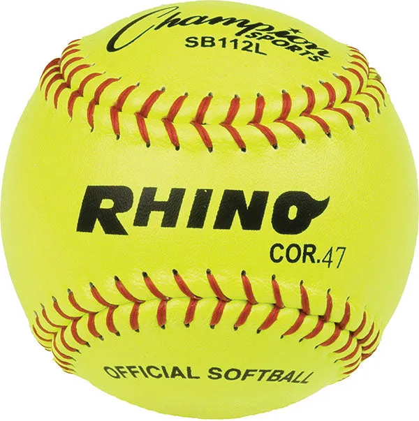 Champion SB112L Leather Softball