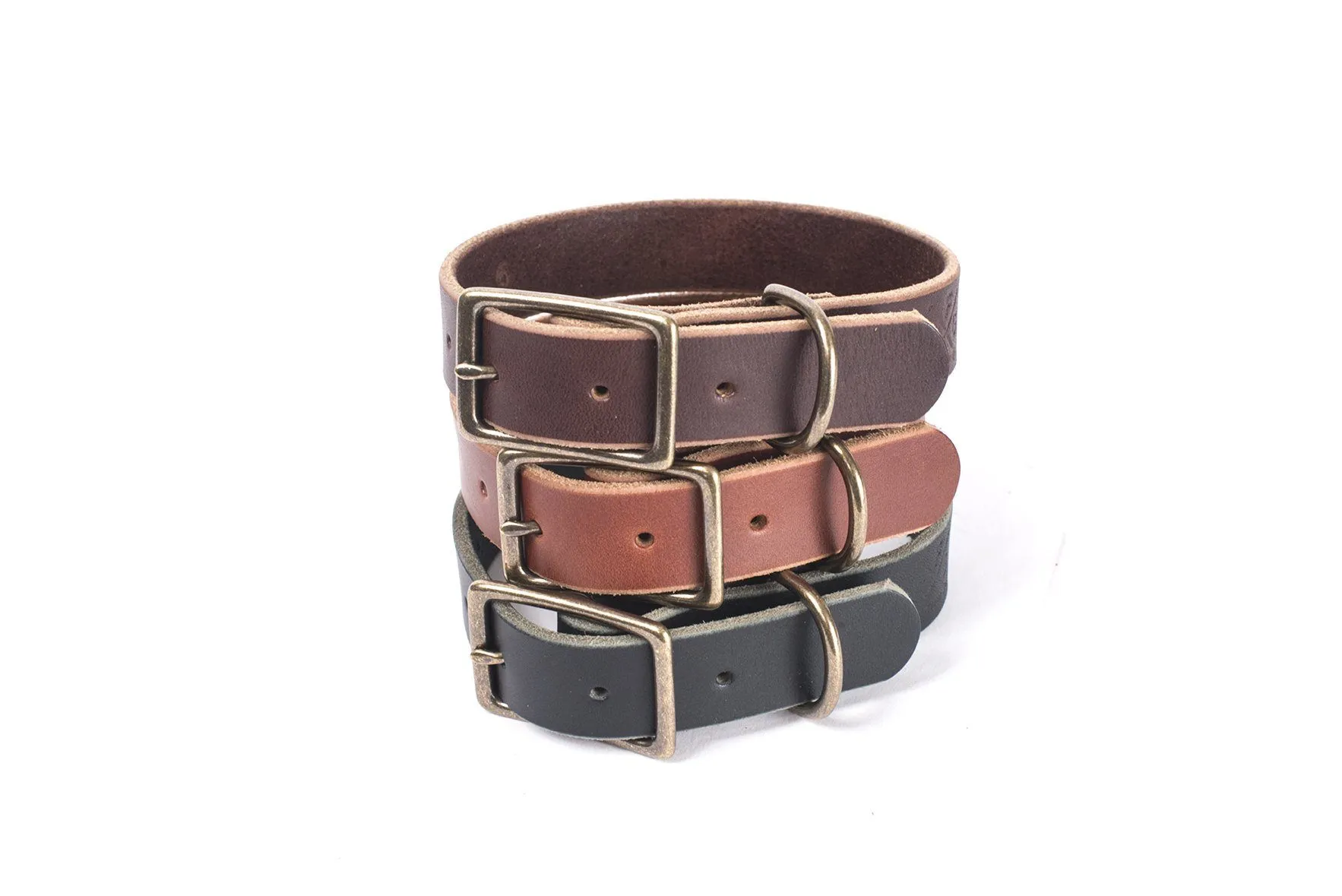 CHARLIE LEATHER DOG COLLAR