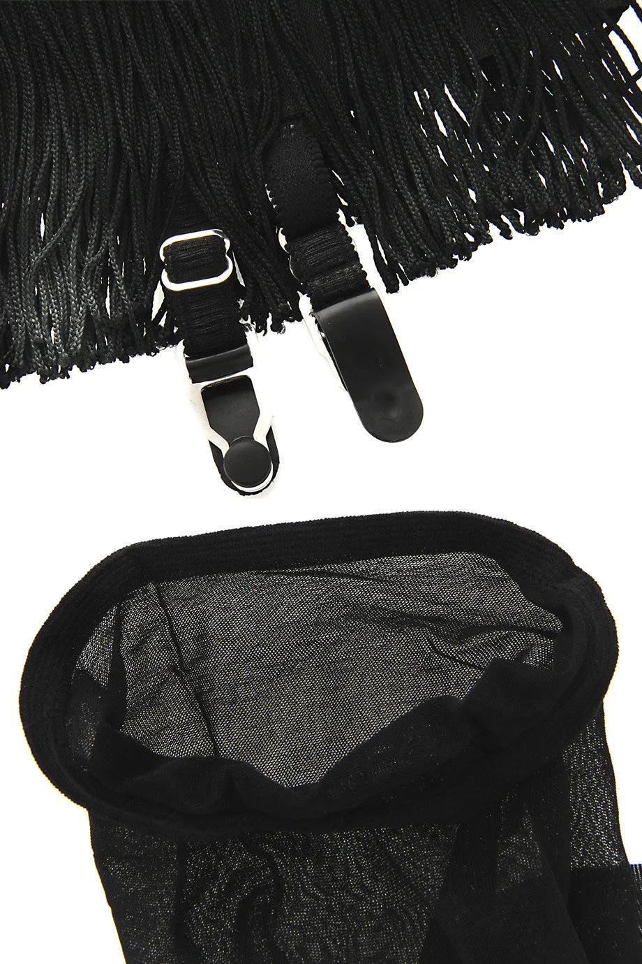 CHLOE Fringed Suspender Garters