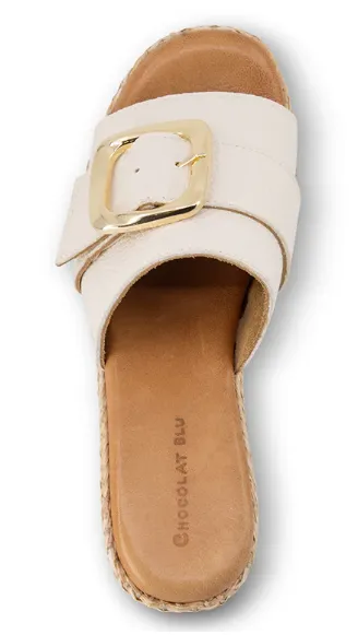 Chocolat Blu Jana Wedge slides