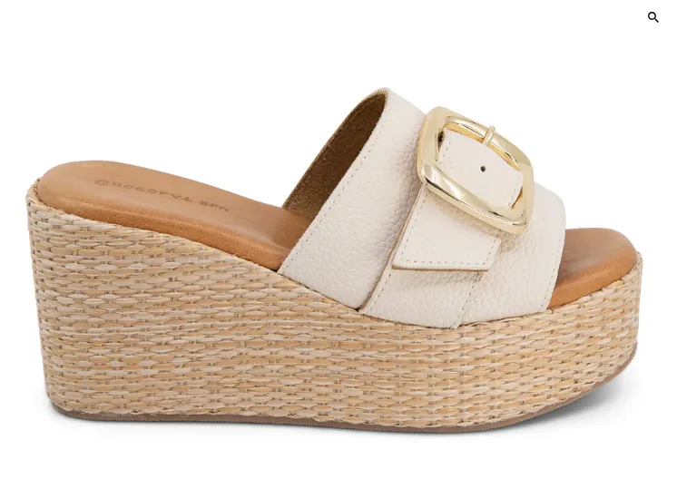 Chocolat Blu Jana Wedge slides
