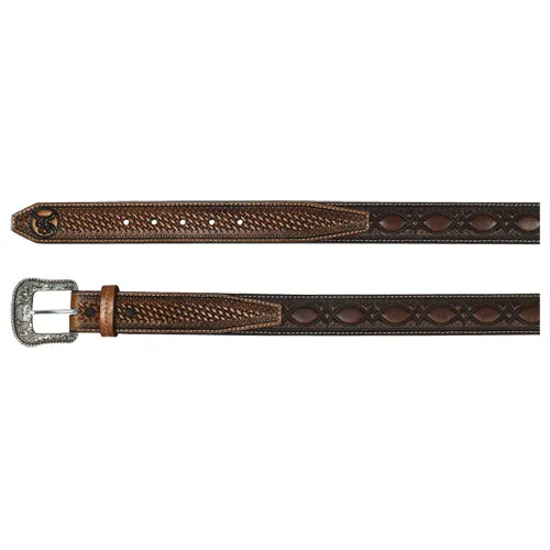 CL2097BE1-38-Brown Belt Hooey Rope Geometric