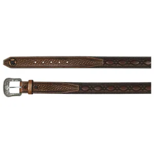 CL2097BE1-38-Brown Belt Hooey Rope Geometric