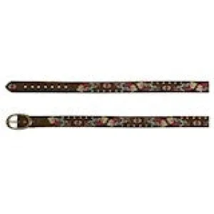 CL2177BE1 Belt Catchfly - Girls - Embroidered Colorful Feathers