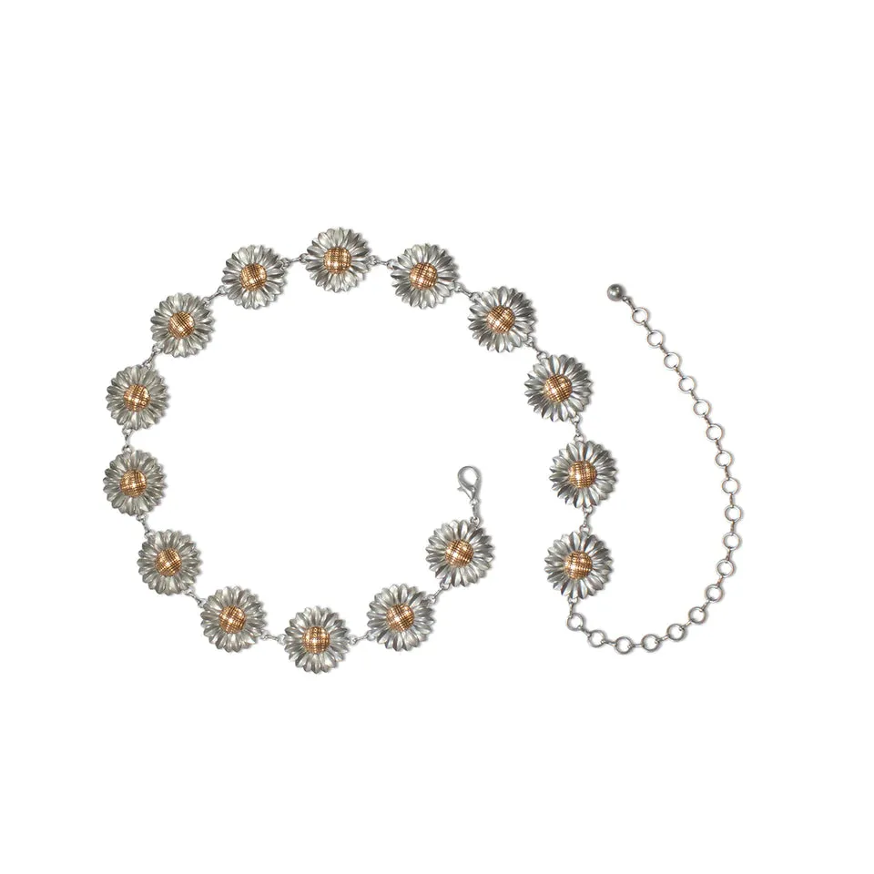 CLA1565136 Belt Ladies Sunflower Concho Belt