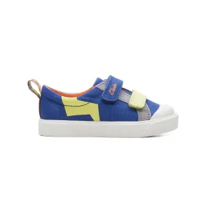 Clarks City Bright Toddler - Bk Leather - 261720407 - H (Wide)