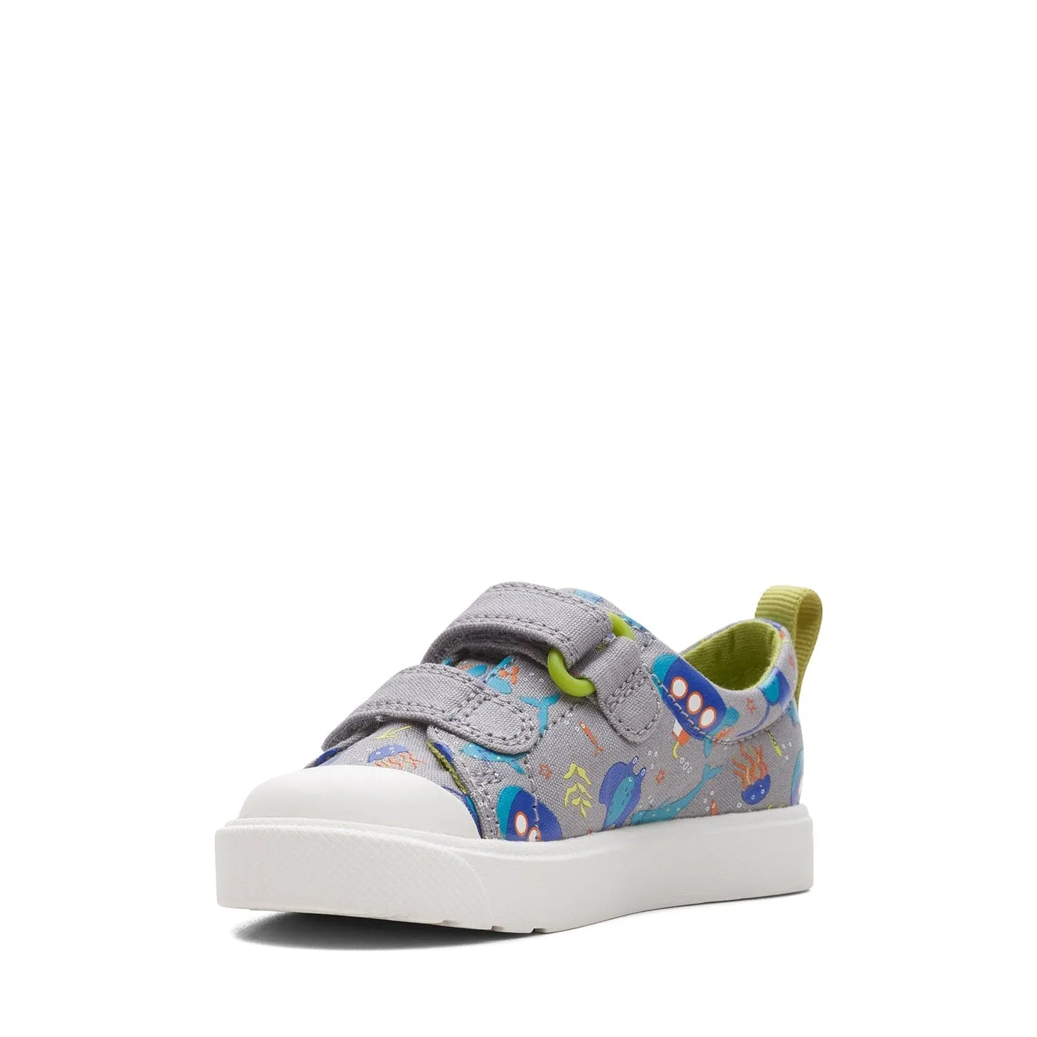 Clarks City Bright Toddler - Bk Leather - 261720407 - H (Wide)