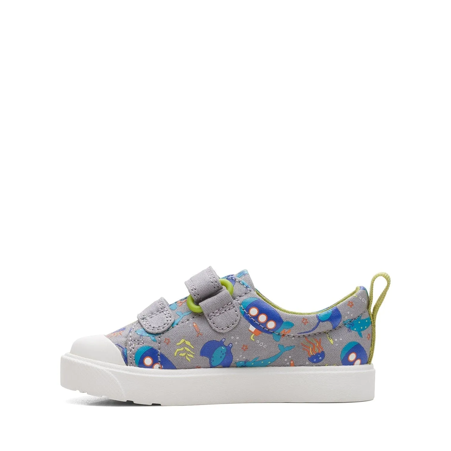 Clarks City Bright Toddler - Bk Leather - 261720407 - H (Wide)