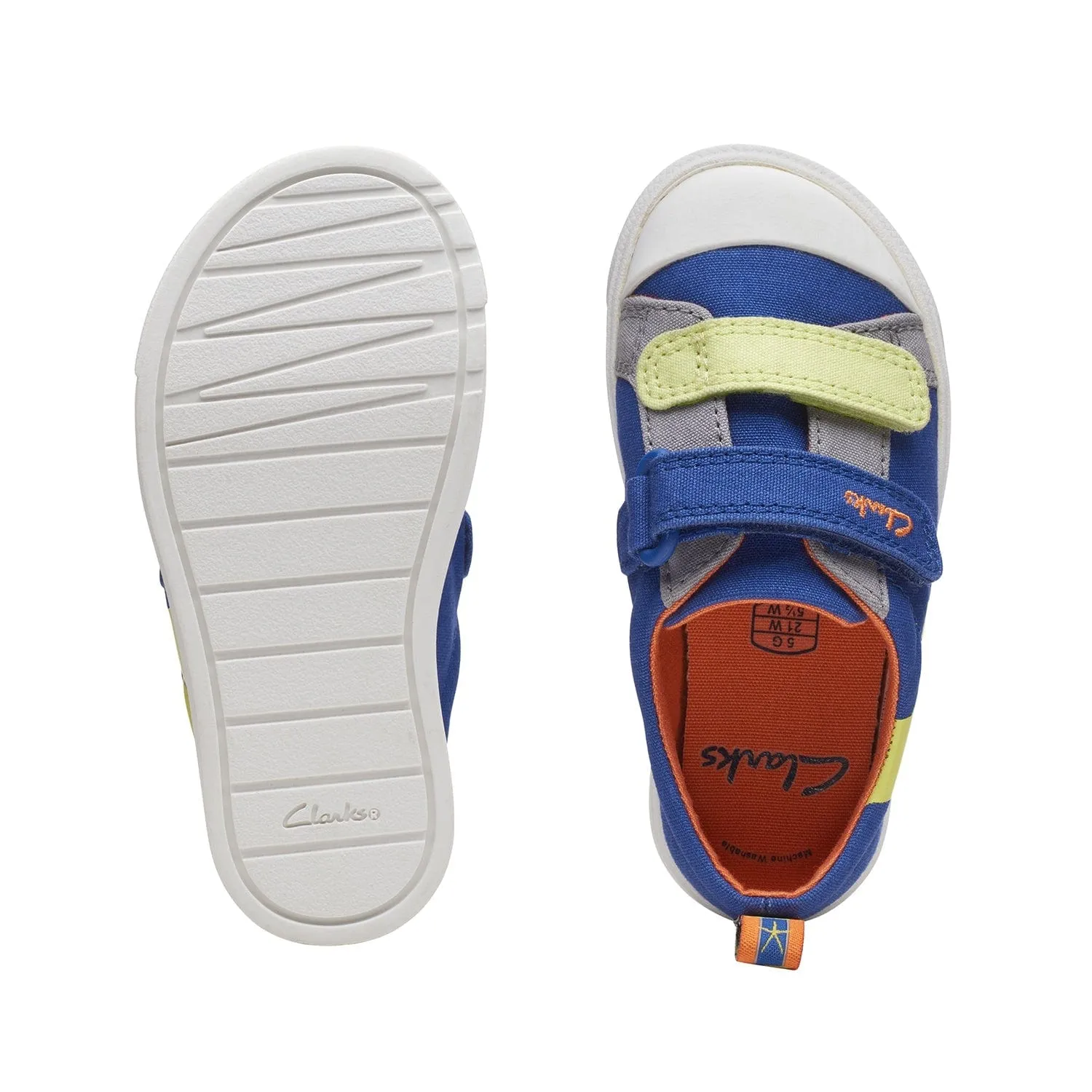 Clarks City Bright Toddler - Bk Leather - 261720407 - H (Wide)