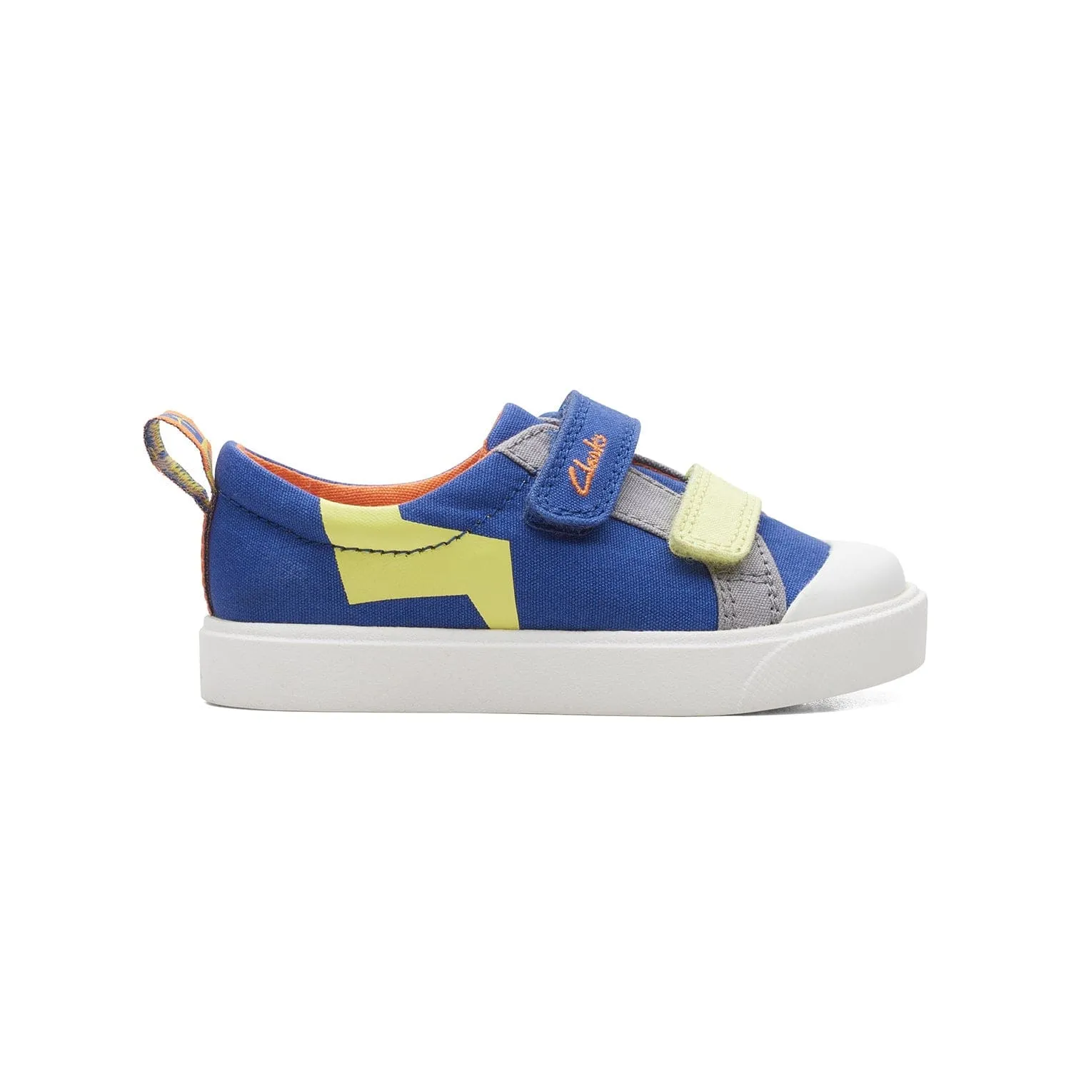 Clarks City Bright Toddler - Bk Leather - 261720407 - H (Wide)