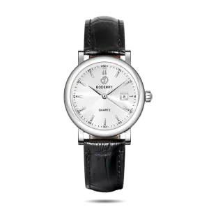 CLASSIC 32MM - Swiss Quartz Movement Watch | Silver & White