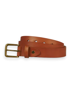 Classic Leather Belt in Cognac