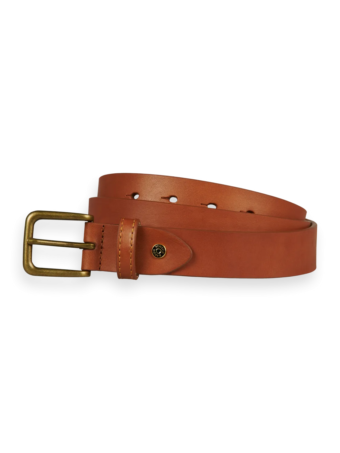 Classic Leather Belt in Cognac