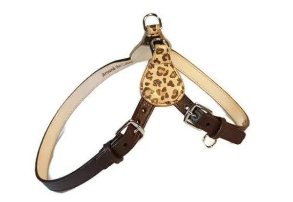 Classic Leather Step-In Dog Harness