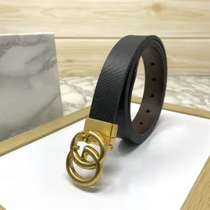 Classic Small GG Reversible Strap Belt -UniqueandClassy
