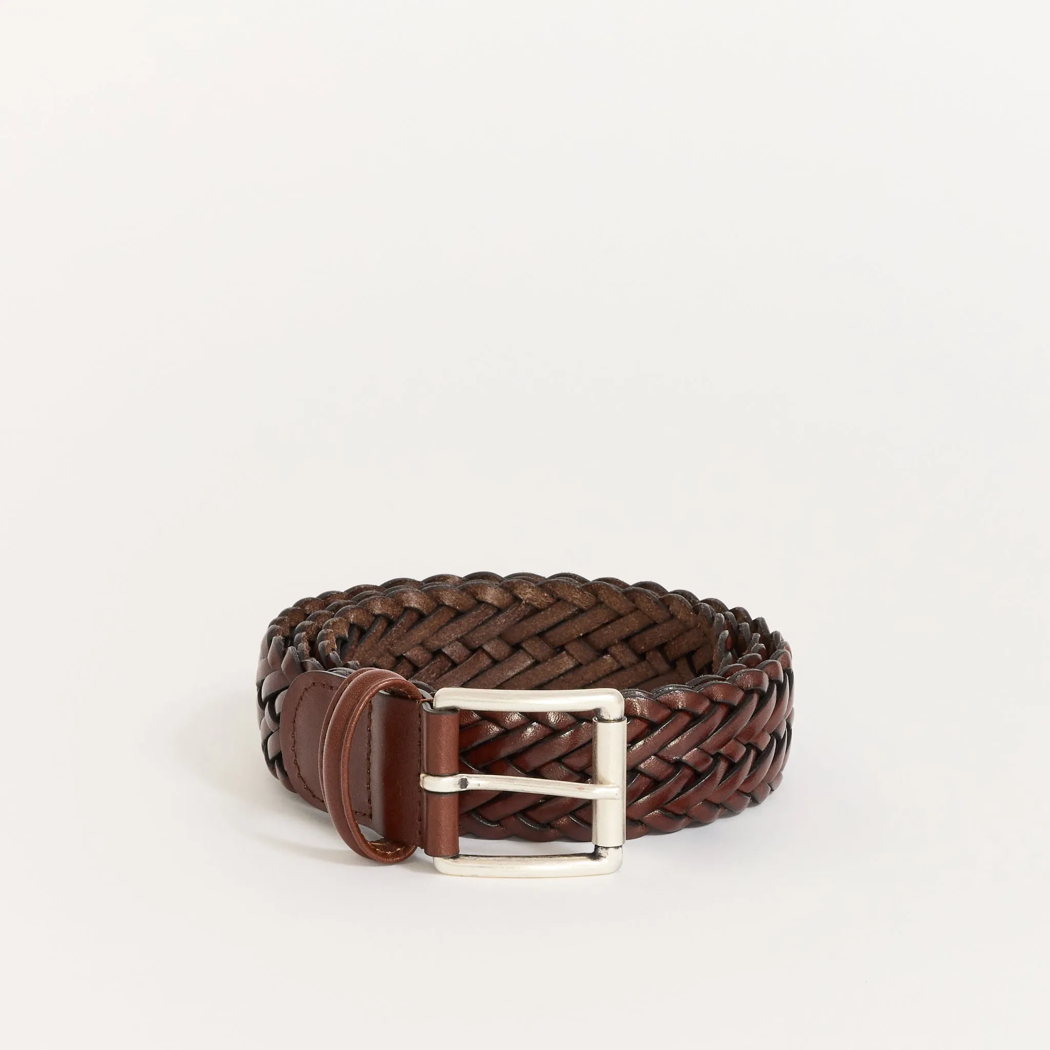Classic Woven Belt Mid Brown