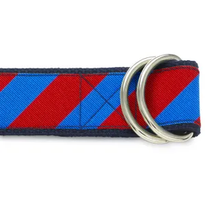 Collegiate Royal and Red - D-Ring Belts
