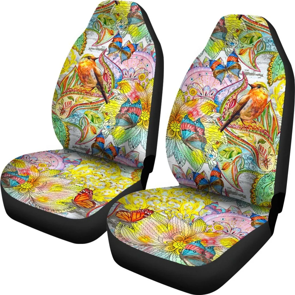 Colors Of Spring Car Seat Covers
