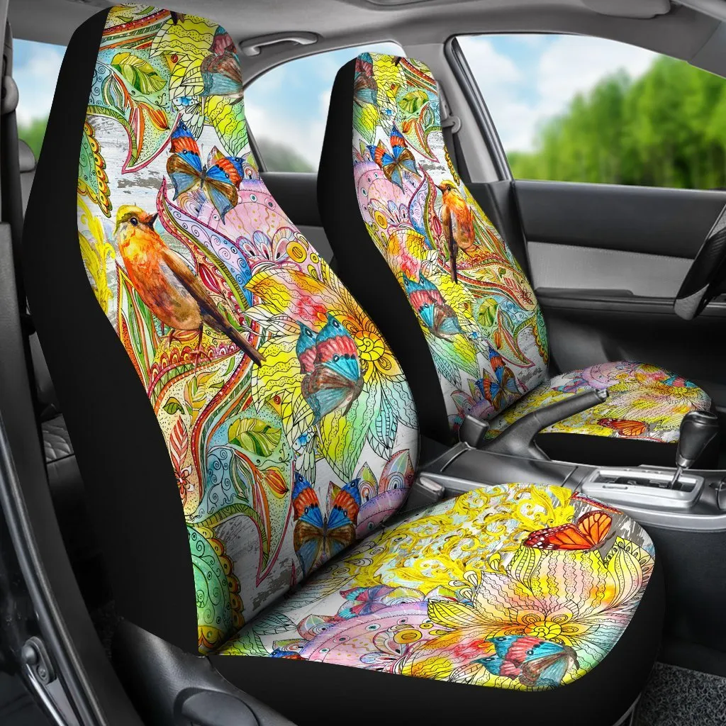 Colors Of Spring Car Seat Covers