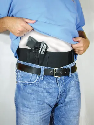 Concealed Carry Belly Band Black Large Size