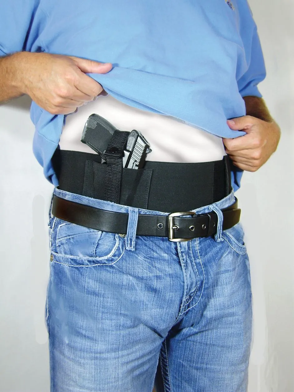 Concealed Carry Belly Band Black Large Size