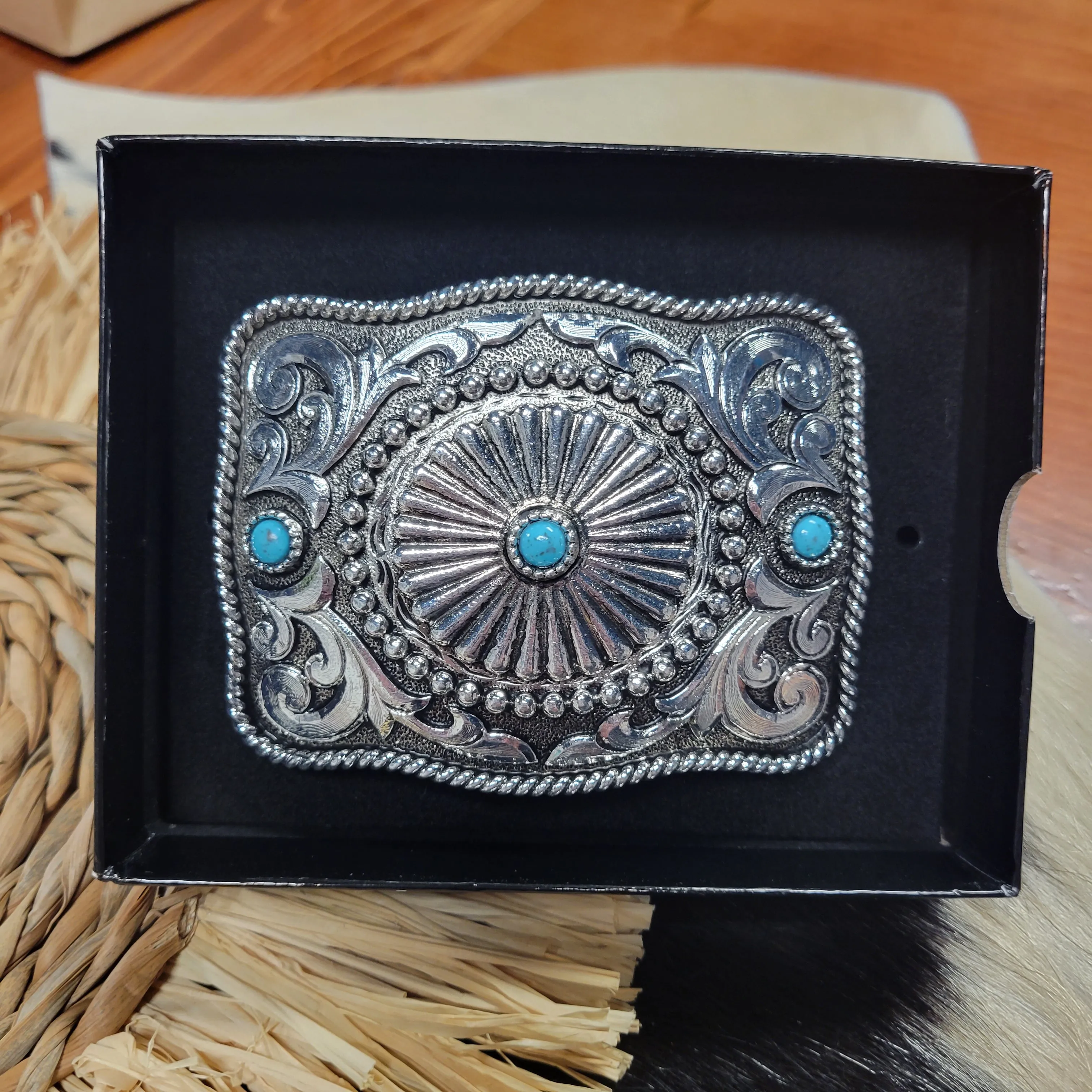 Concho Turquoise Buckle
