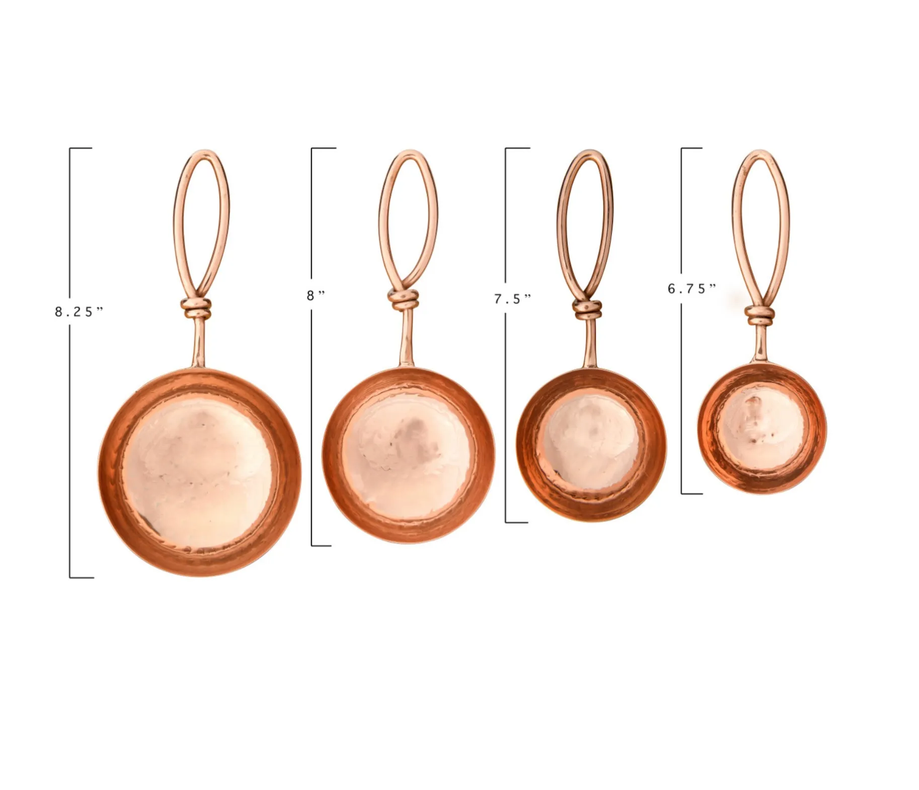 Copper Measuring Scoops