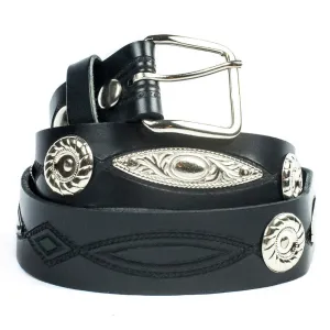 CP-2  1 1/2" Belt w/ Concho & Plate