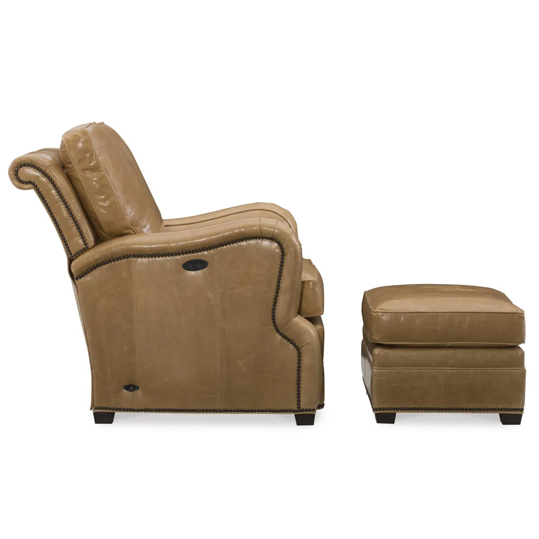 Crawford Leather Tilt Back Chair