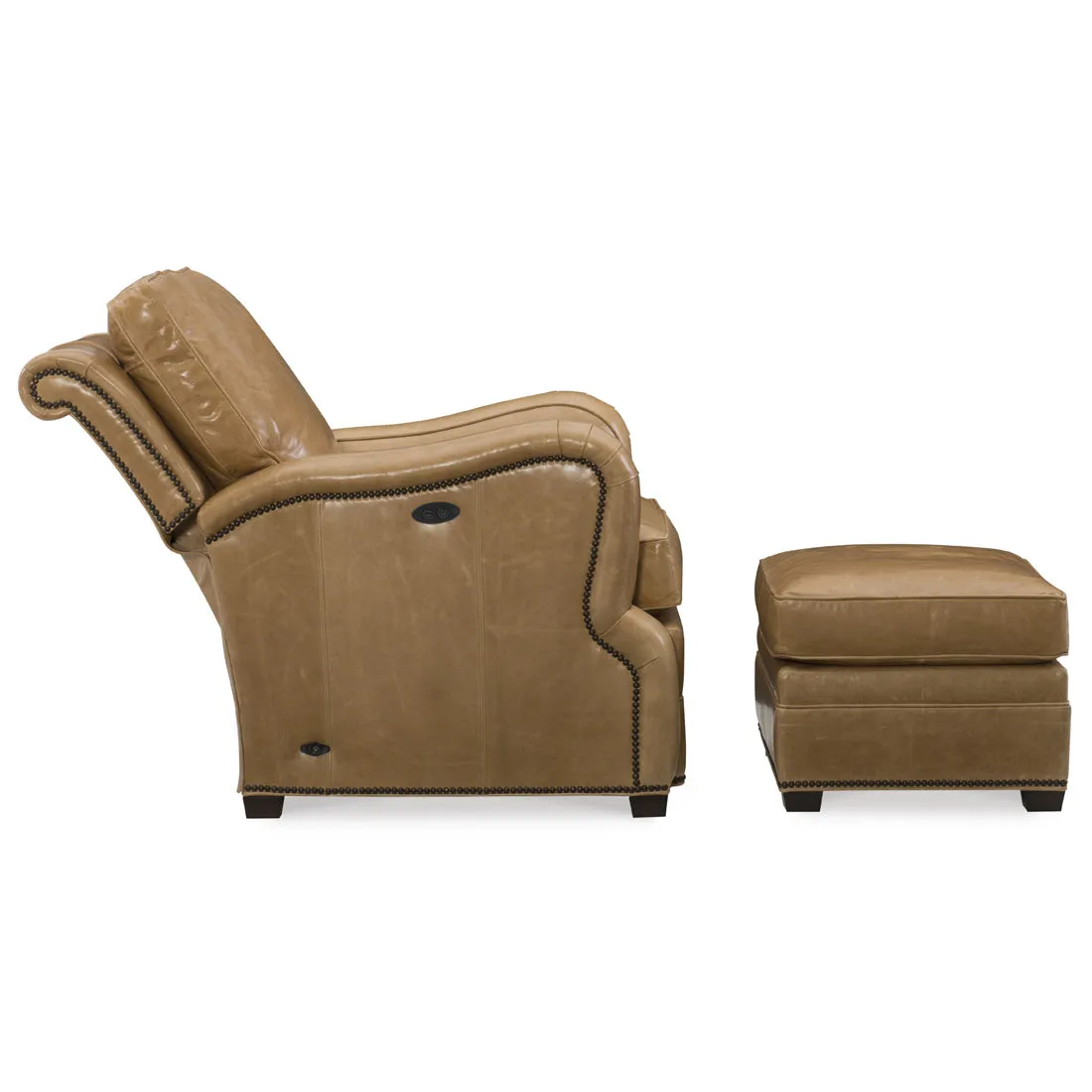 Crawford Leather Tilt Back Chair