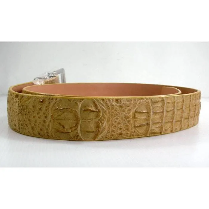 Creamy Crocodile Mens Belts