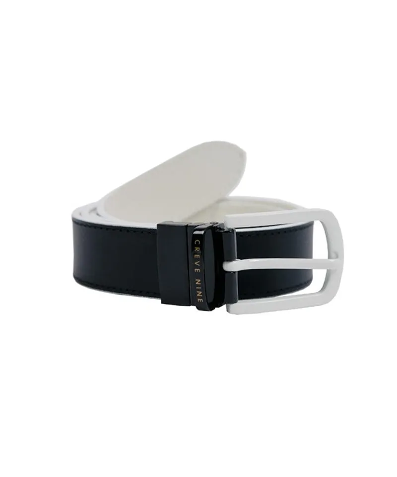 CREVE NINE: Reversible Women's Belt - Black